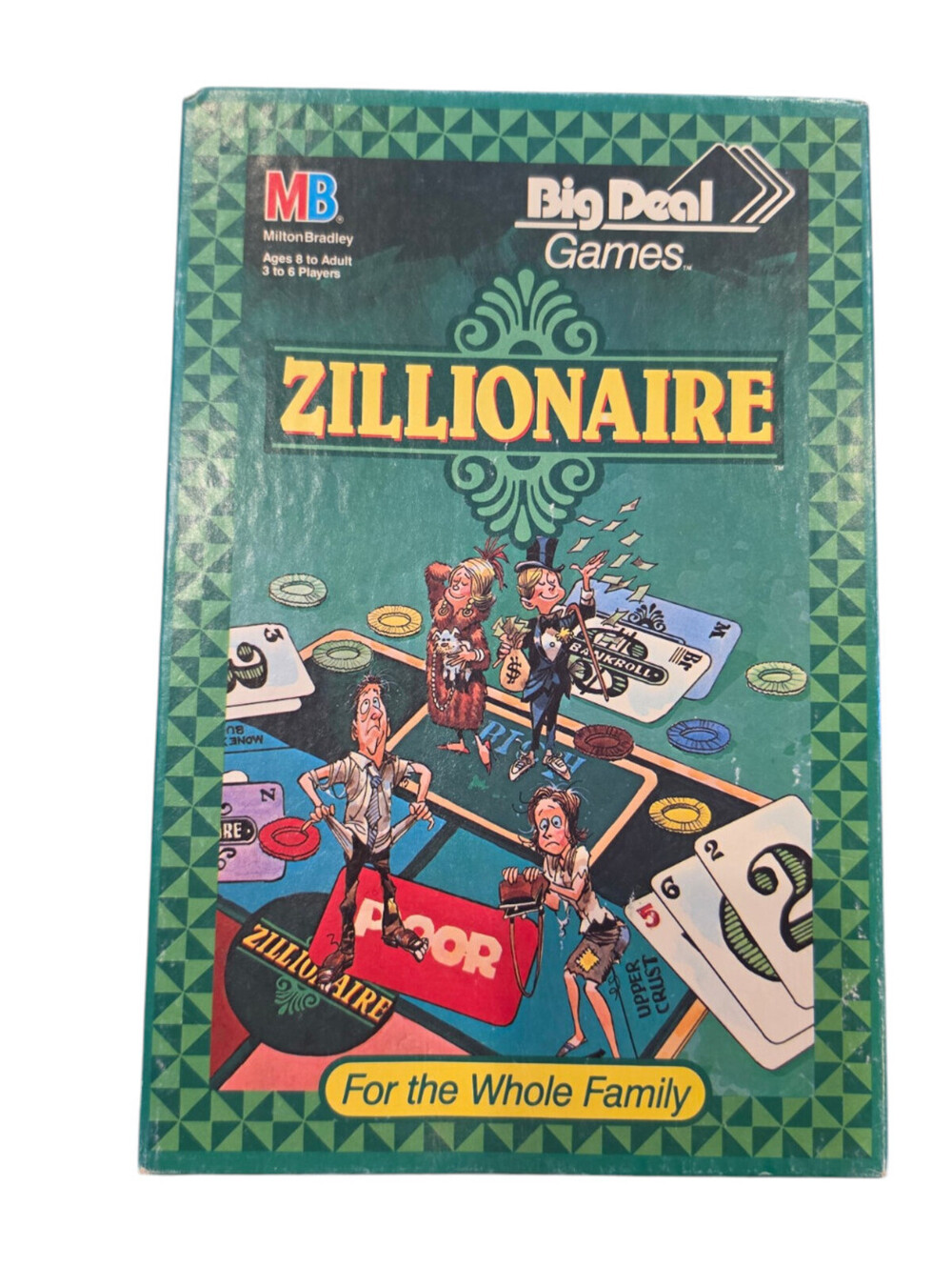 Zillionaire 1987 Milton Bradley Vintage Big Deal Games Complete Game #4837